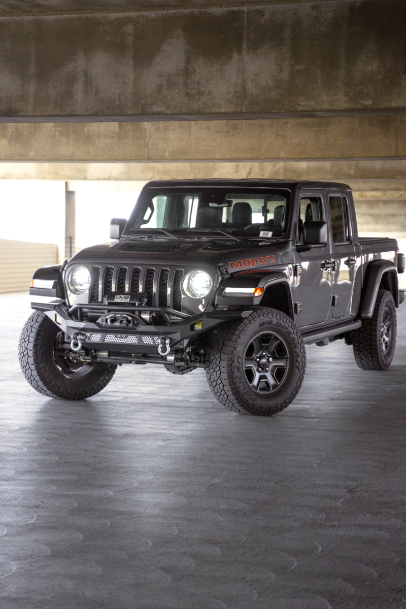 DV8 Offroad 07-18 Jeep Wrangler JK / 18-23 Wrangler JL / 20-23 Gladiator JT MTO Series Front Bumper FBJL-12