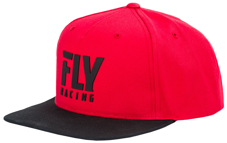FLY RACING Fly Logo Hat Red Adult 351-0862