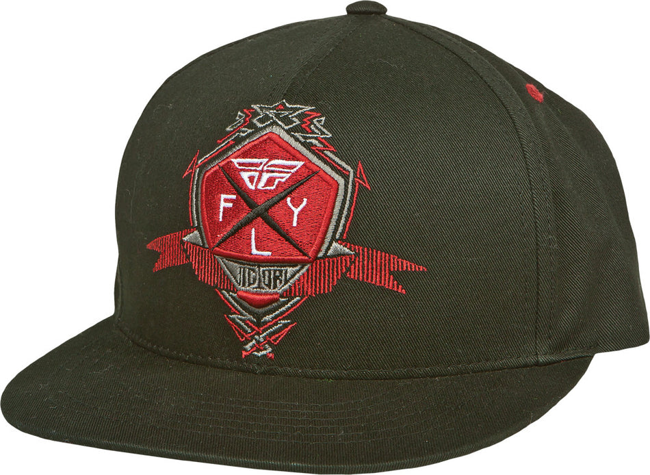 FLY RACING Victory Emblem Hat Black/Red 351-0420