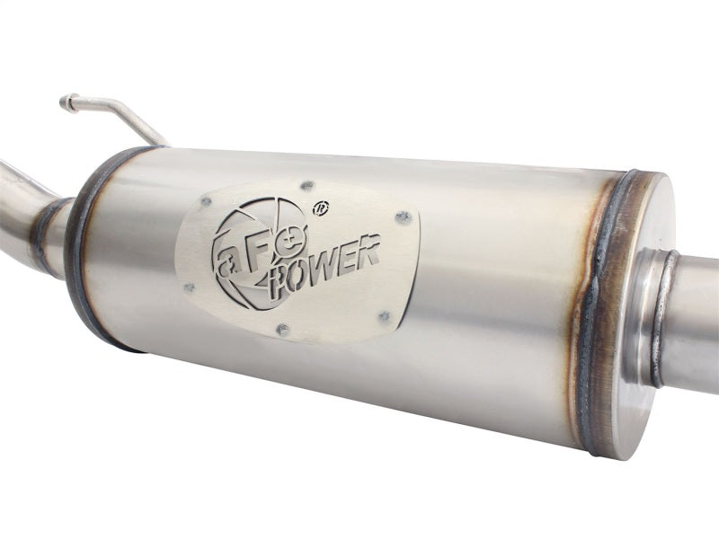 aFe MACHForce XP 2.5in SS-409 Cat-Back Exhaust 07-16 Jeep Wrangler (JK) V6-3.6L/3.8L (2-4 Door) 49-48055