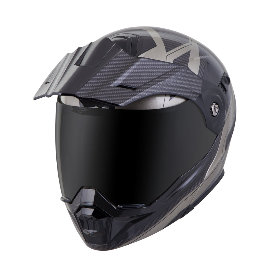 SCORPION EXO Exo-At950 Modular Helmet Tucson Titanium Lg 95-0705