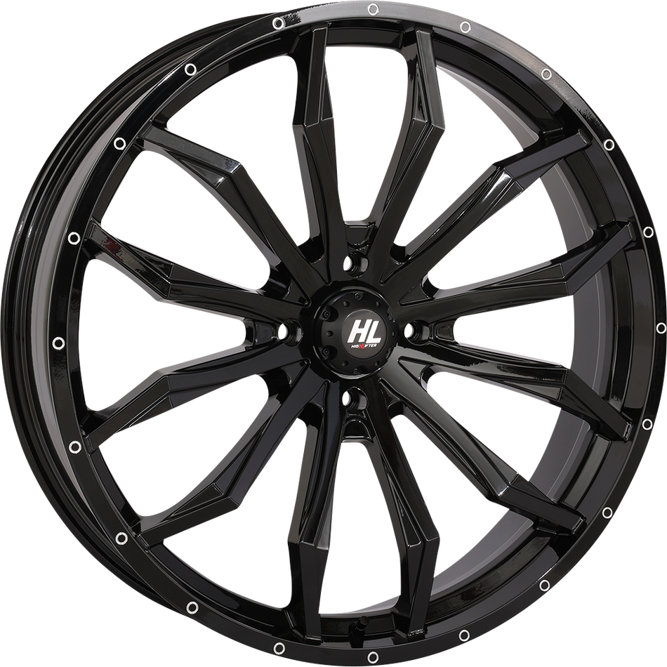 HIGH LIFTER Wheel - HL21 - Front/Rear - Gloss Black - 24x7 - 4/137 - 4+3 (+10 mm) 24HL21-1237