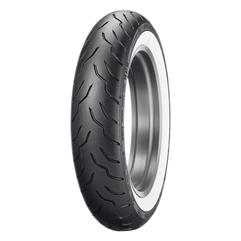 Dunlop American Elite Bias Front Tire - 130/90B16 M/C 67H TL  - Wide Whitewall