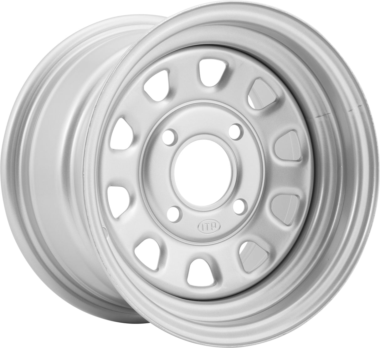 ITP Delta Steel Wheel Silver 12x7 2+5 4/110 Rear 1225544032