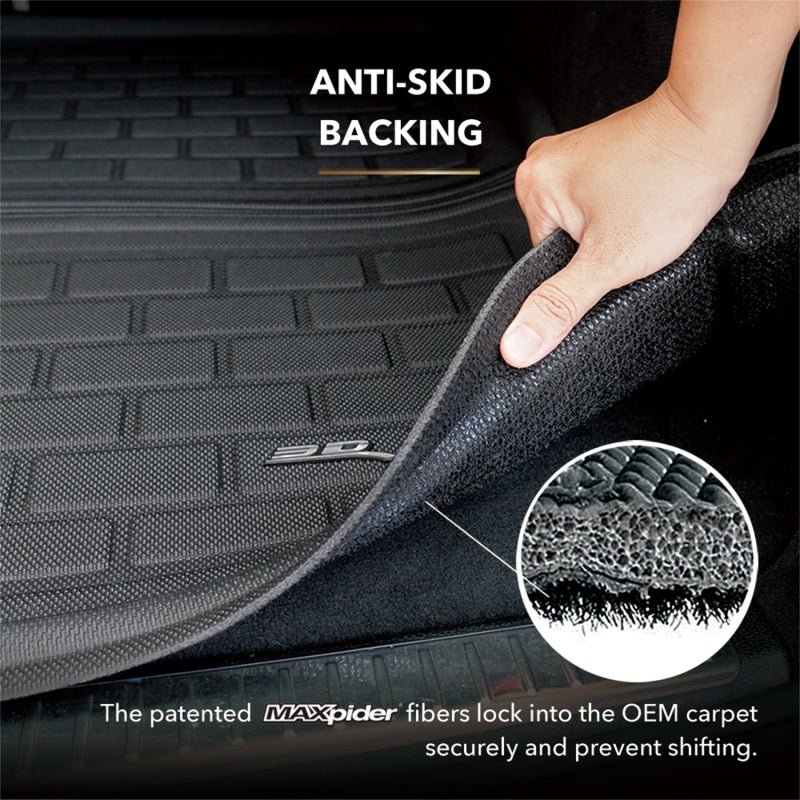 3D MAXpider 2014-2020 Acura MDX Kagu Cargo Liner - Black M1AC0061309