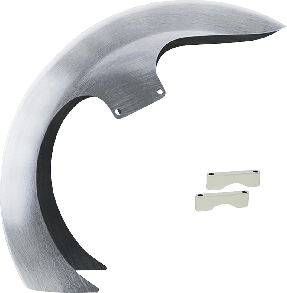 PAUL YAFFE BAGGER NATION DEI Front Fender - 26" Wheel - With Chrome Adapters DEI26-13E-C