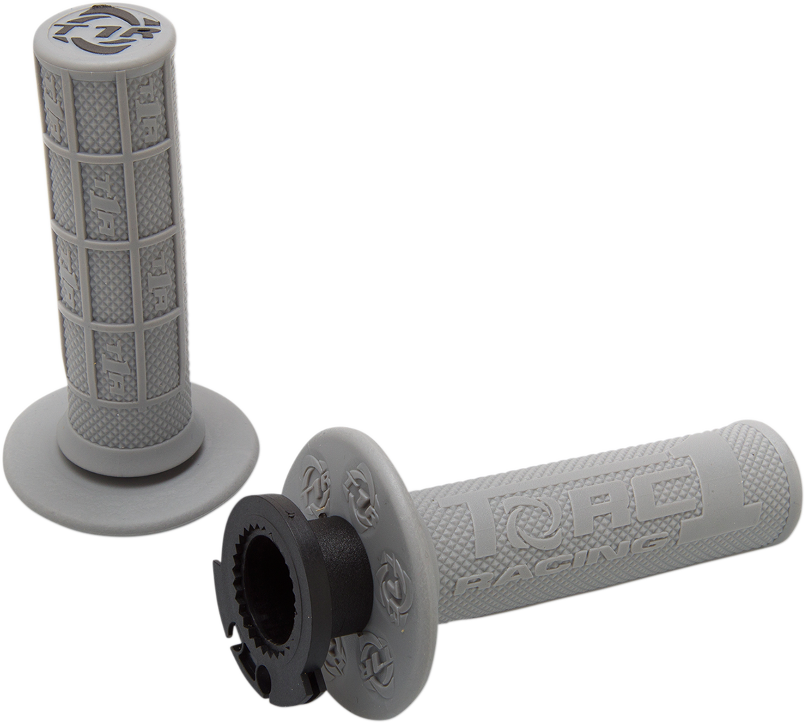 TORC1 Grips - Defy - Lock-On - 4-Stroke - Gray 3750-0702