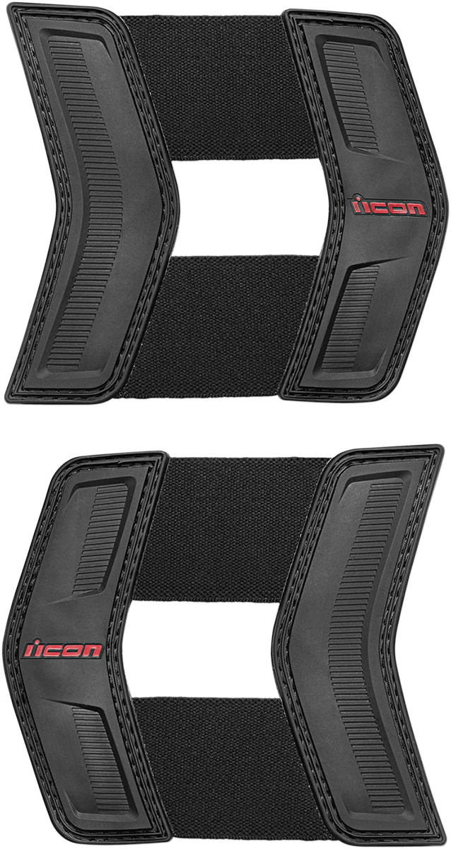ICON Field Armor Stryker™ Vest Waist Straps - Black/Red 2701-0674