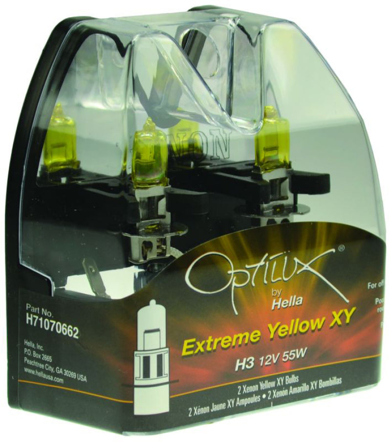 Hella Optilux H3 12 V/55 W XY extrem gelbe Glühlampe LAH71070662