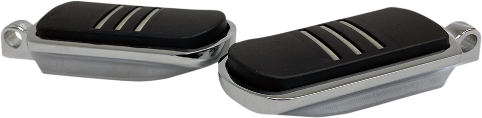 RIVCO PRODUCTS Custom Footpegs - Chrome MV137