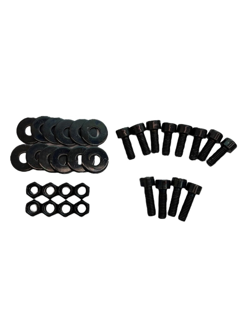 Sparco Seat Hardware Spacer Kit Side Mount - Black Zinc 50002ZN