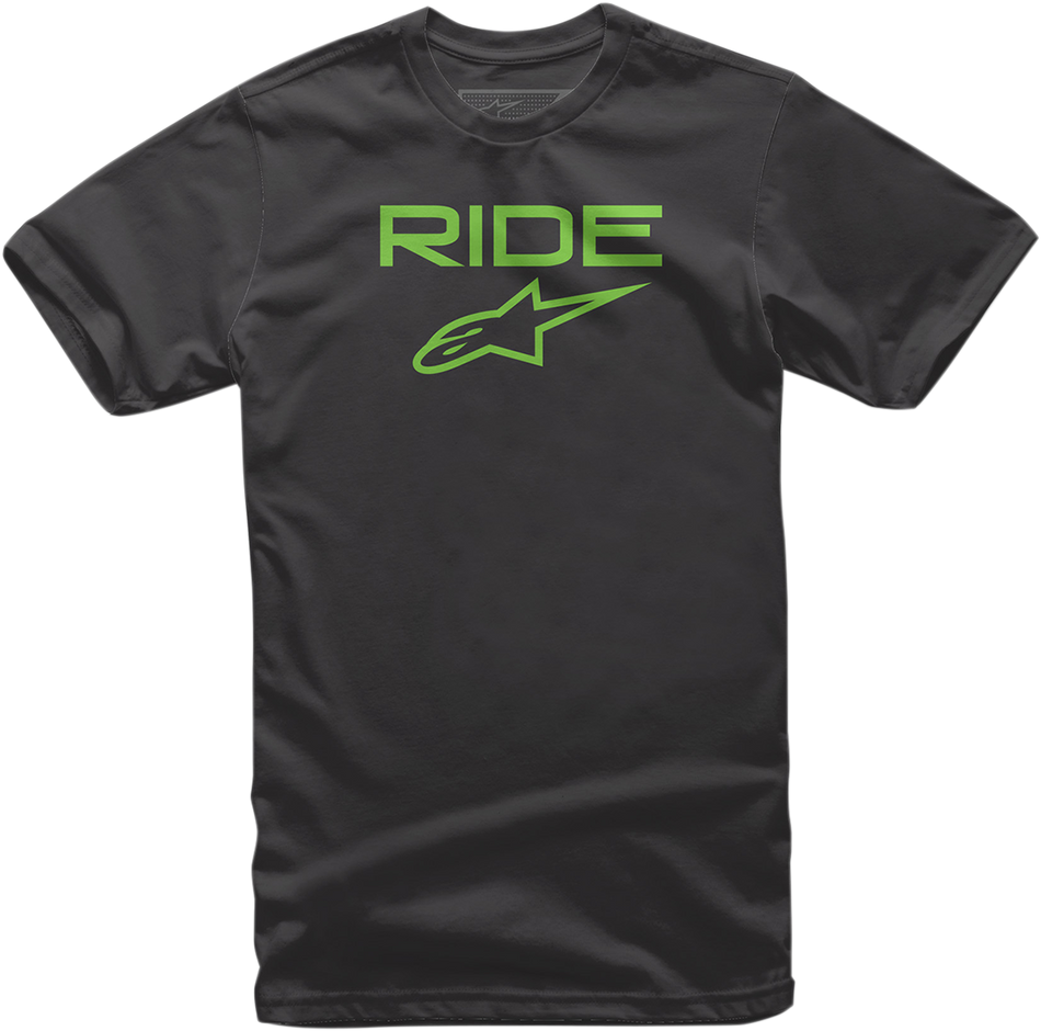 ALPINESTARS Ride 2.0 T-Shirt - Black/Green - 2XL 10387200010602X