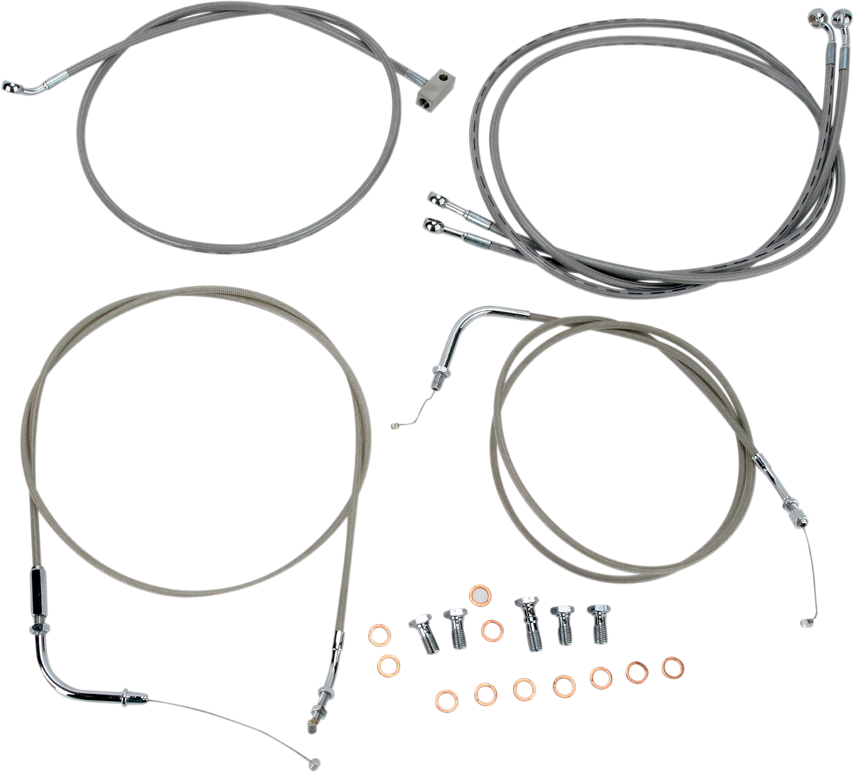 BARON Cable Line Kit - 18" - 20" - Roadliner - Stainless Steel BA-8059KT-18