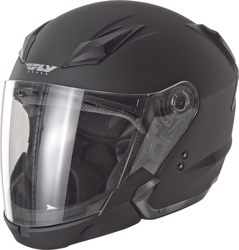 FLY RACING Tourist Solid Helmet Matte Black Lg F73-8101~4