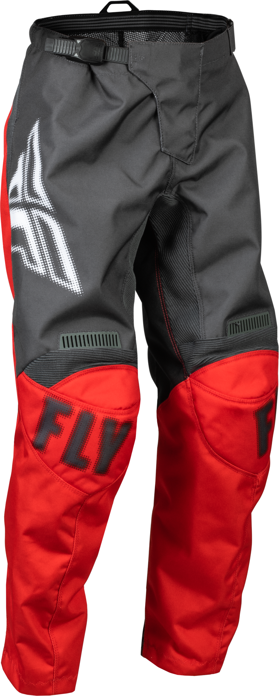 FLY RACING Youth F-16 Pants Grey/Red Sz 18 376-23418