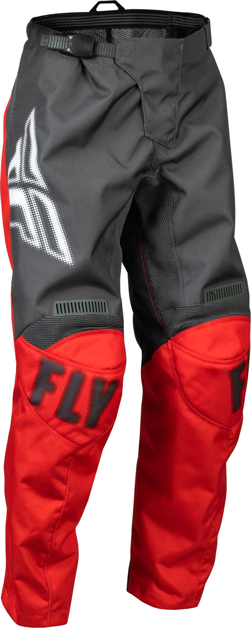 FLY RACING Youth F-16 Pants Grey/Red Sz 26 376-23426