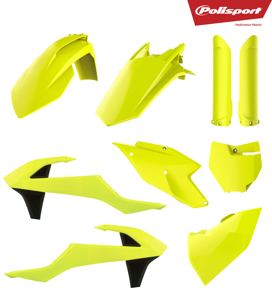POLISPORT Plastic Body Kit Flo Yellow 90740
