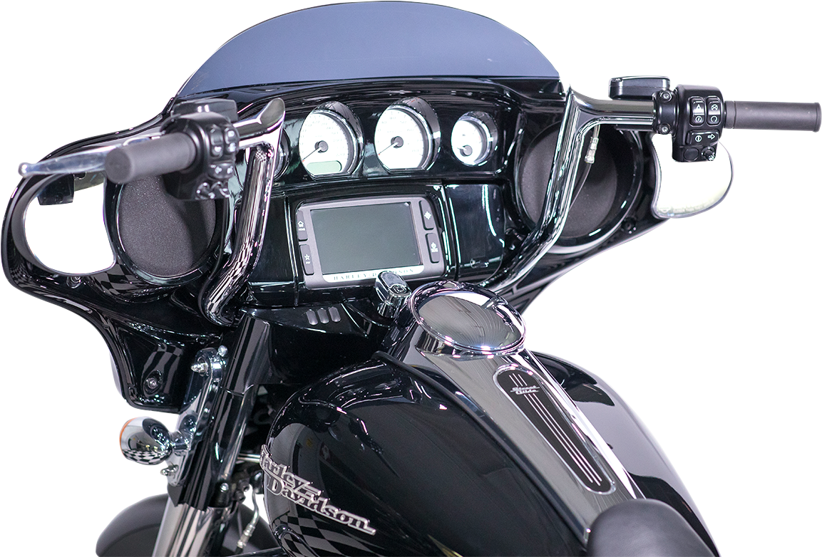 FAT BAGGERS INC. Handlebar - Pointed Top - 12" - Chrome 905012