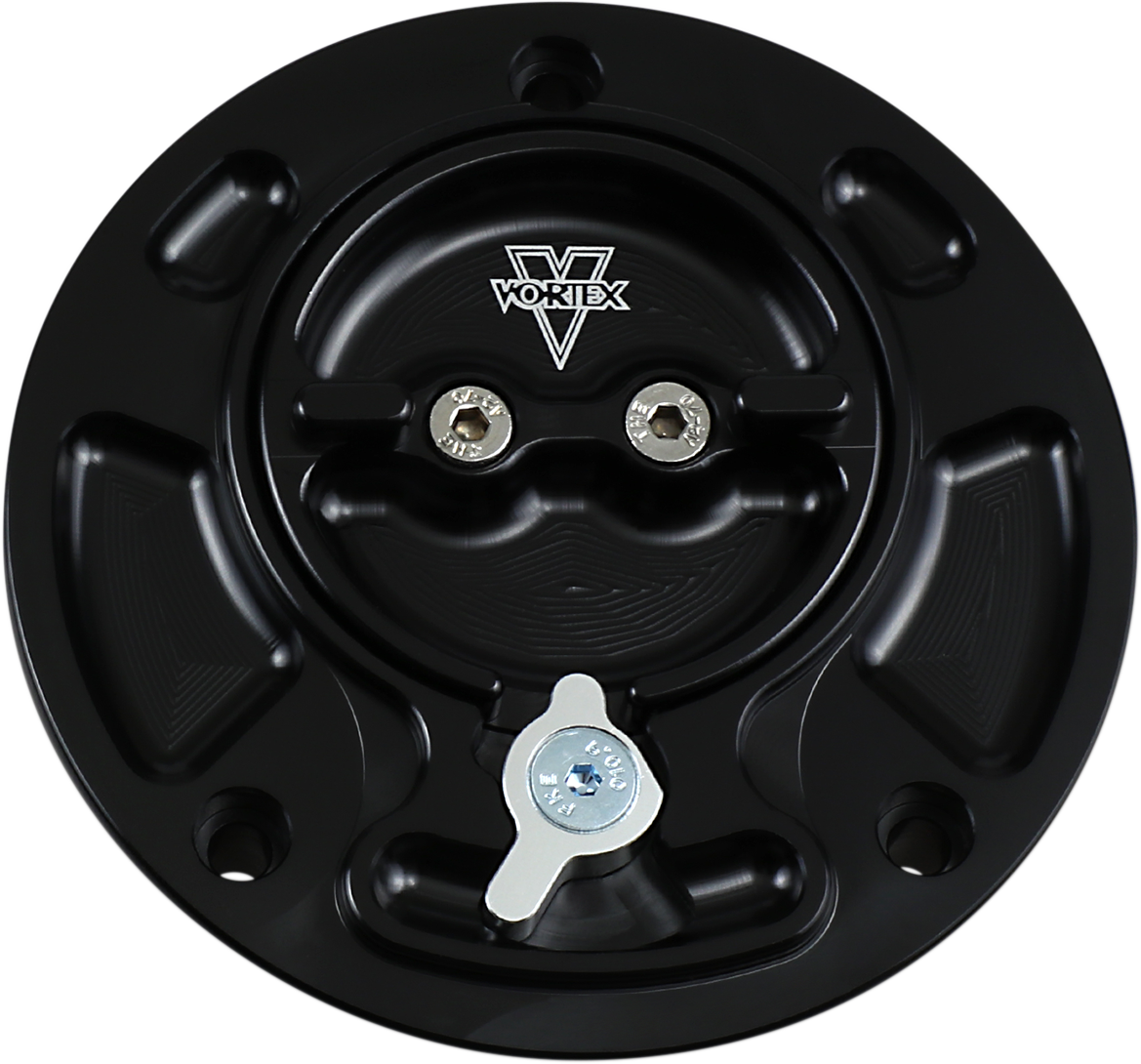 VORTEX Fuel Cap - Black - Kawasaki N/F 19 ZX6R GC430K