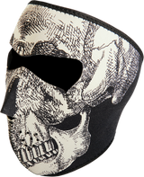 ZAN HEADGEAR Full-Face Mask - Skull Face Glow WNFM002G