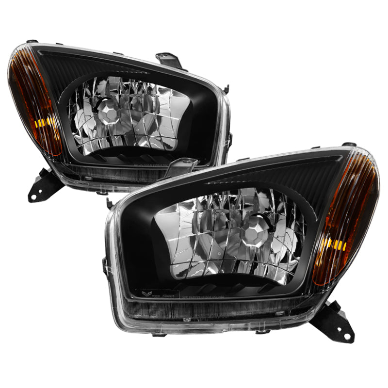 xTune Toyota RAV4 2001-2003 OEM Style Headlights - Black HD-JH-TRAV4-AM-BK 9035999