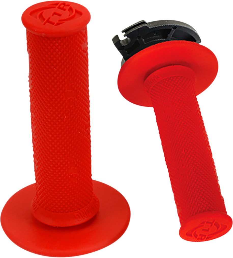 TORC1 Grips - Defy - Lock-On - Red 4650-0402