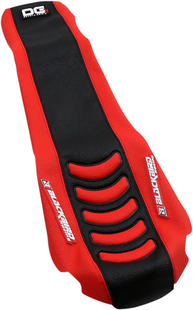 BLACKBIRD RACING Double Grip 3 Seat Cover - Black/Red - CRF 1135HUS