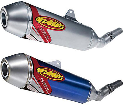 FMF Stainless Factory 4.1 Slip-On (Blue Anodized) 41289