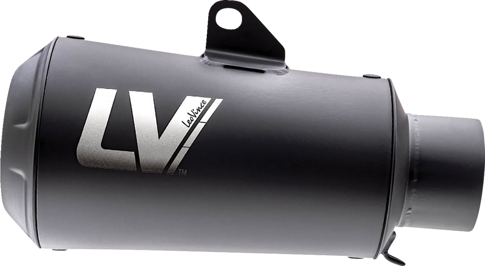 LEOVINCE Universal LV-10 Slip-On Muffler - Full Black 9746FB