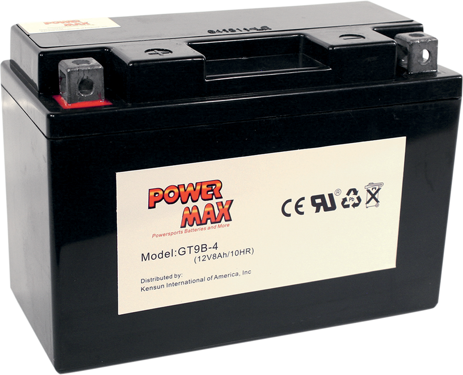 POWER MAX Battery - YT9B-4 GT9B-4