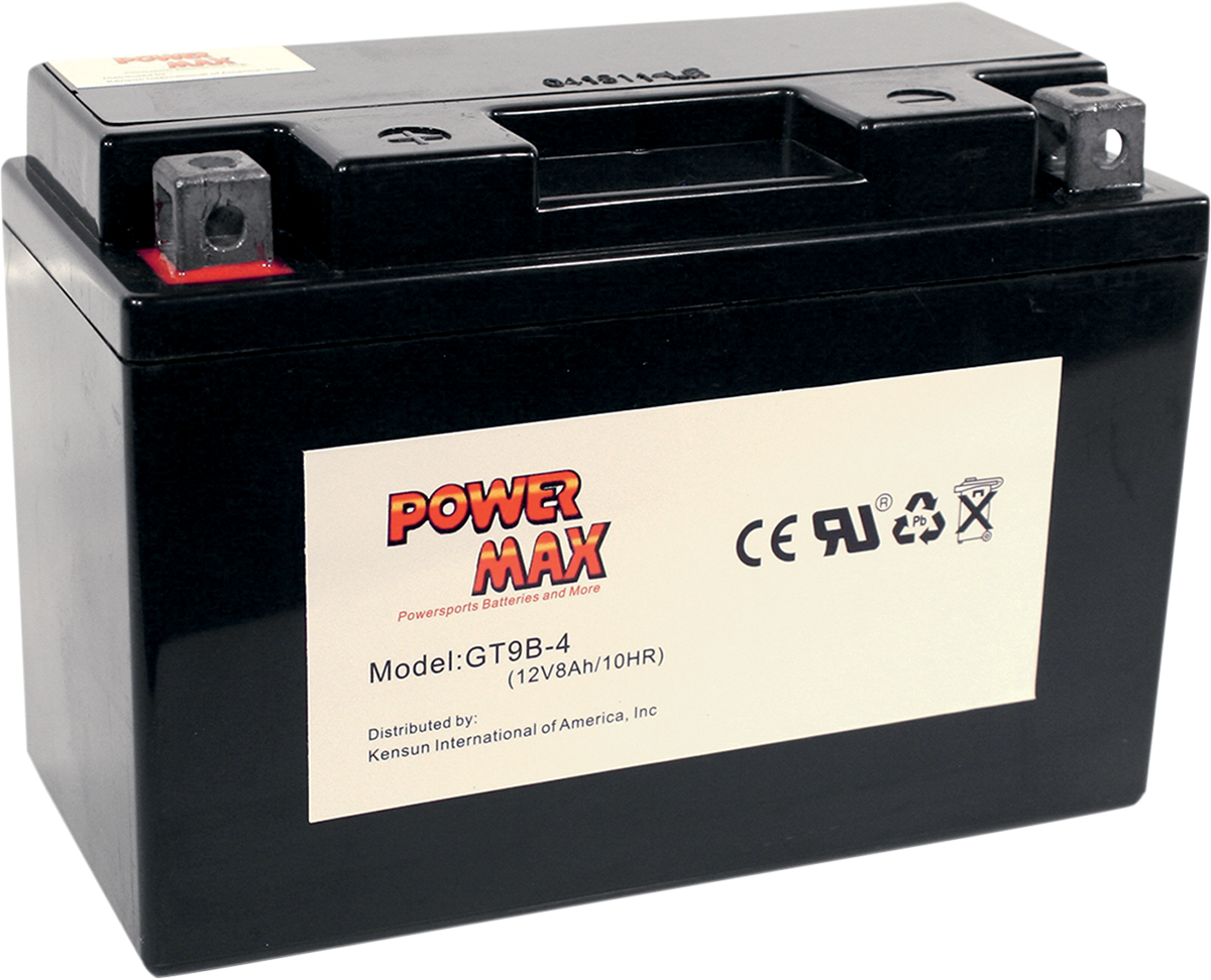 POWER MAX Battery - YT9B-4 GT9B-4