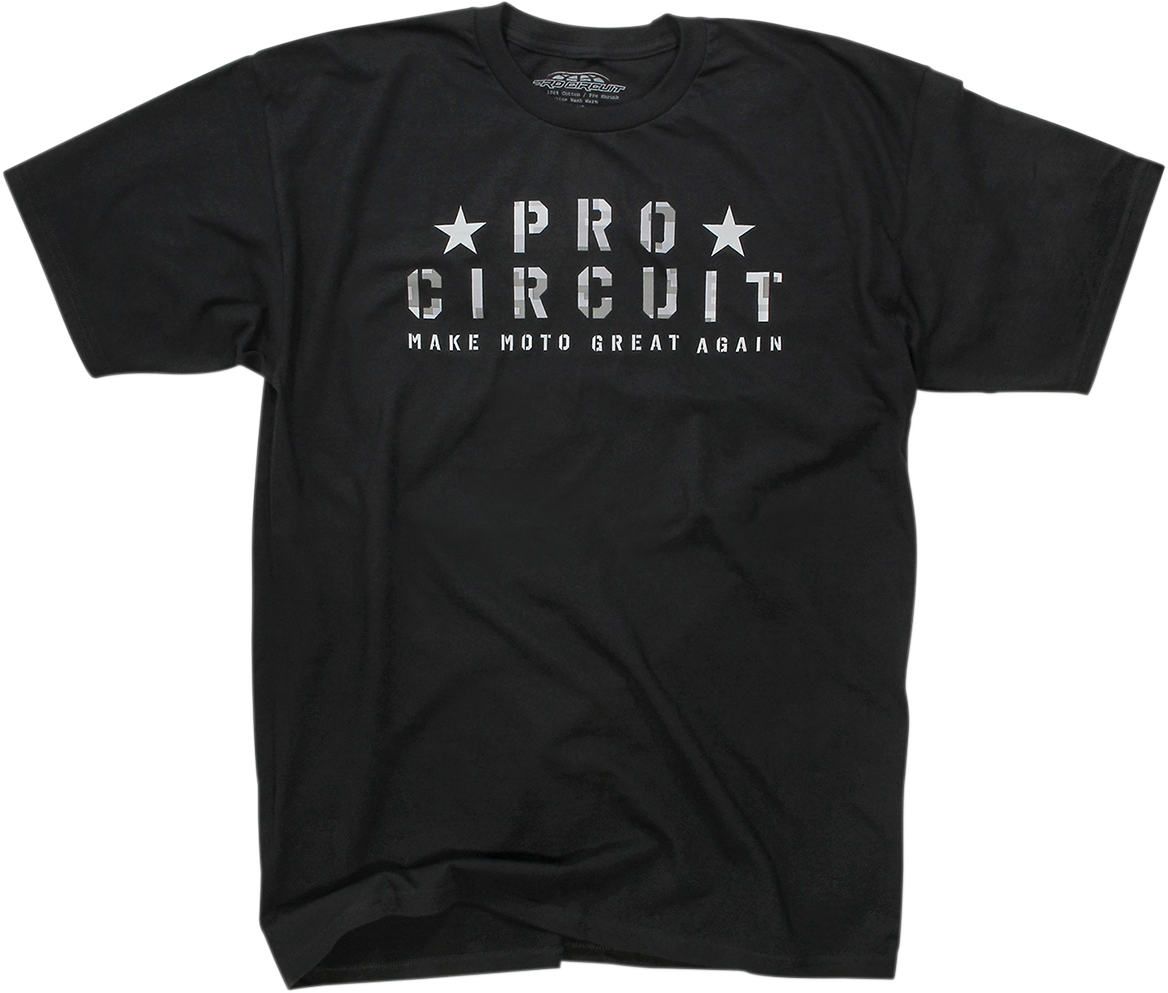 PRO CIRCUIT Flag T-Shirt - Black - Medium 6411810-20