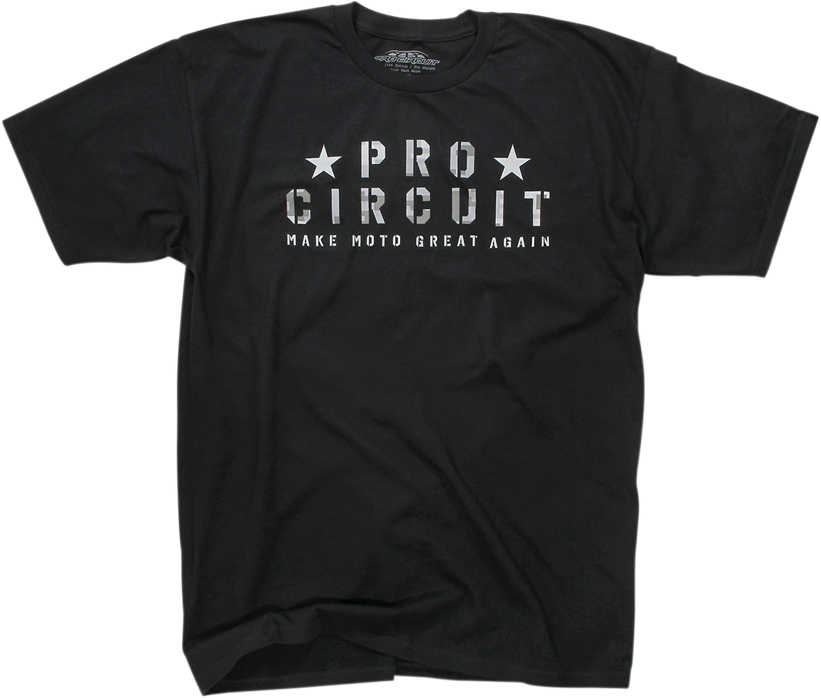 PRO CIRCUIT Flag T-Shirt - Black - Large 6411810-30