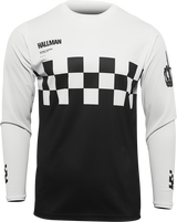 THOR Hallman Differ Cheq Jersey - Black/White - Large 2910-6584