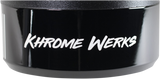 KHROME WERKS 4-1/2" Klassic Tip - Right - Black Powdercoat 200659P