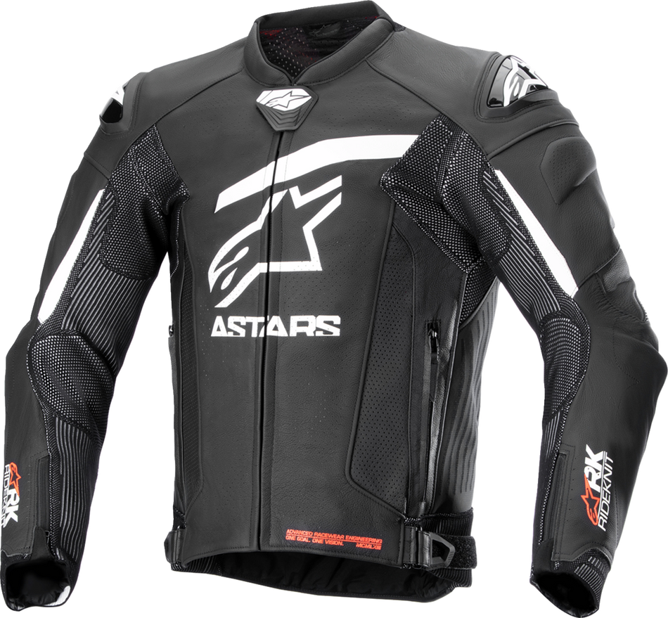 ALPINESTARS GP Plus R v4 Rideknit® Leather Jacket - Black/White - 60 3100324-12-60