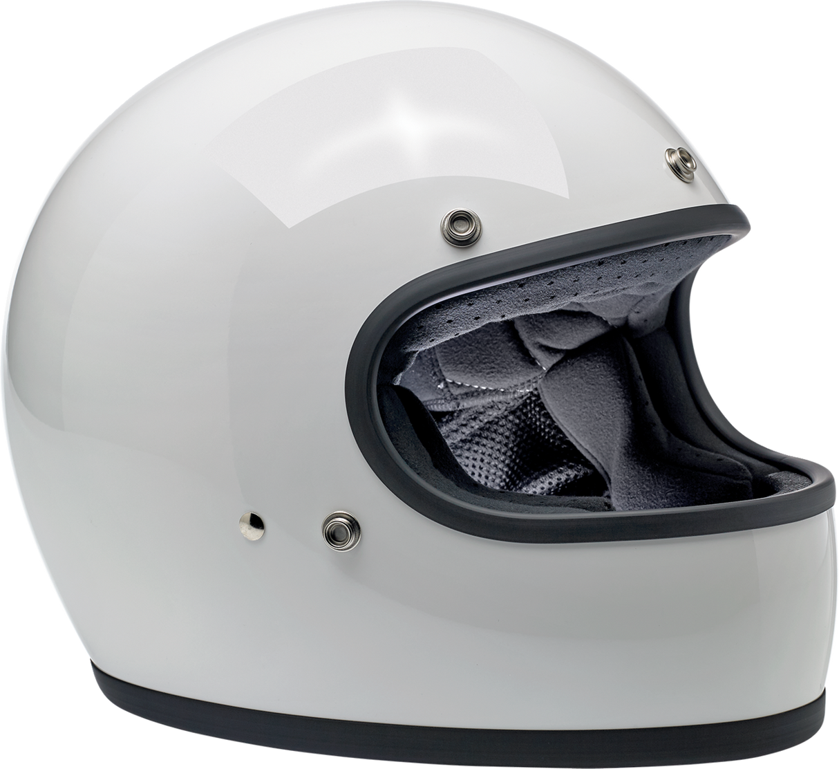 BILTWELL Gringo Helmet - Gloss White - Medium 1002-517-103