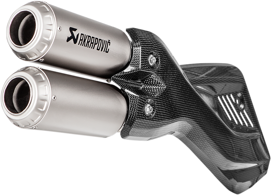 AKRAPOVIC Titanium Mufflers Multistrada 950 / 1200 2017-2020   S-D9SO10-HIFFT 1811-3425
