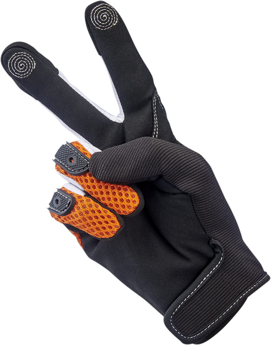 BILTWELL Anza-Handschuhe, Orange, Größe S, 1507-0601-002 