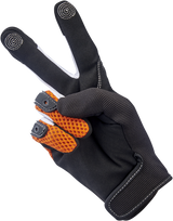 BILTWELL Anza-Handschuhe, Orange, Größe S, 1507-0601-002 