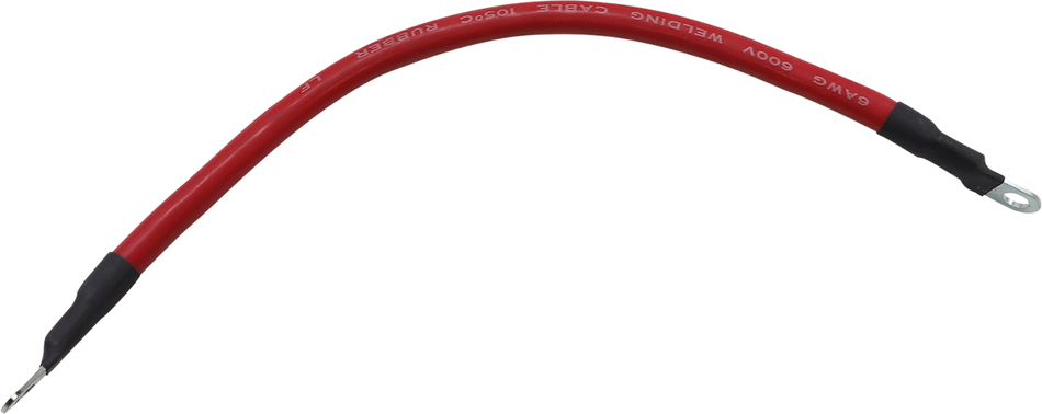 MOOSE RACING Battery Cable - 10" - Red 680-6710