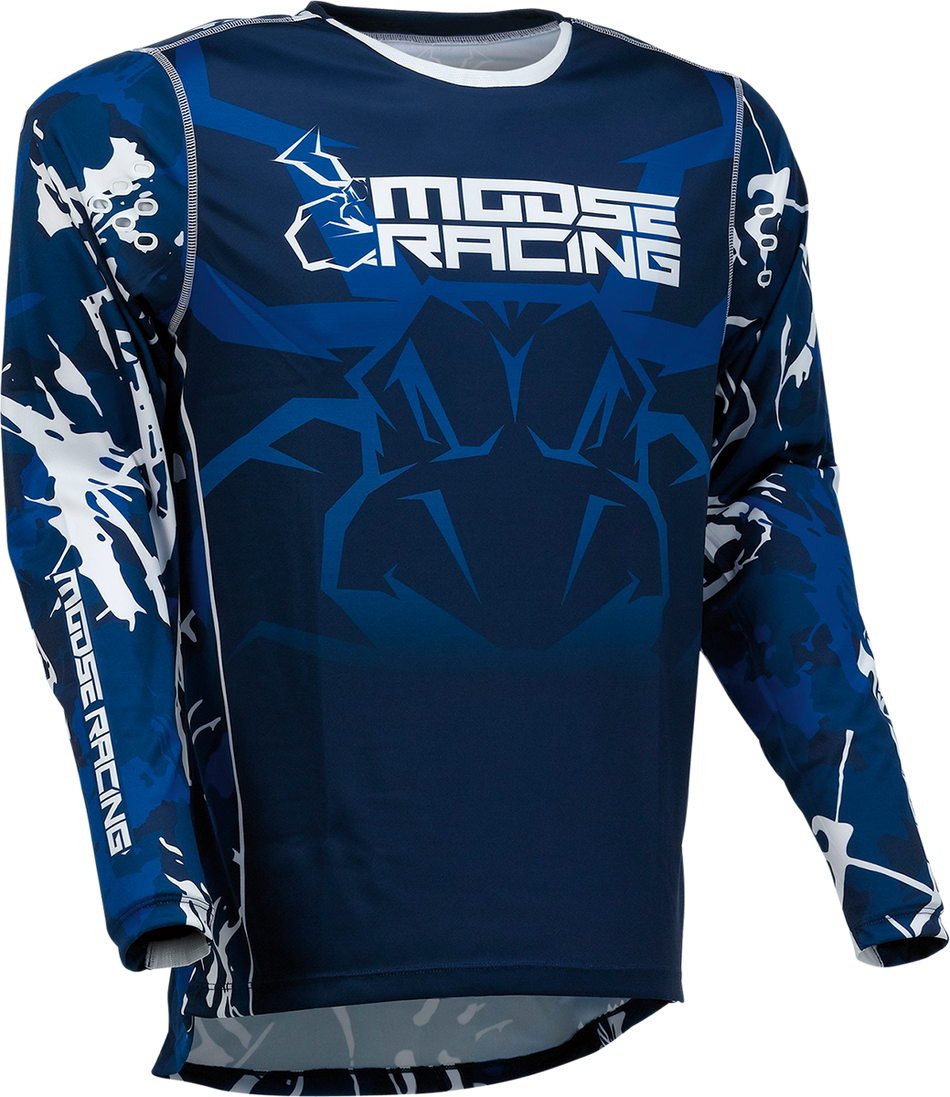 Camiseta MOOSE RACING Agroid - Azul/Blanco - 3XL 2910-7011