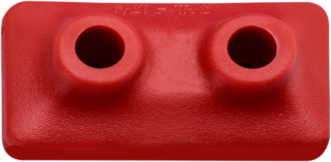 FAST-TRAC Extra Large Backer Plates - Red - Twin - 48 Pack 515-48