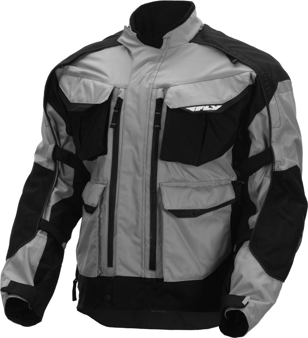 FLY RACING Terra Trek 4 Jacket Silver/Black 2x #5958 477-2084~6