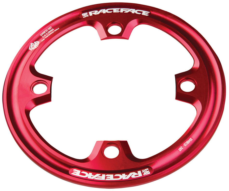 RACE FACE Light Bash Guard Regular Red 36t RRB36RED