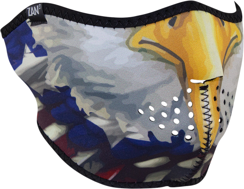 ZAN HEADGEAR Neoprene Half Mask - USA Eagle WNFM454H