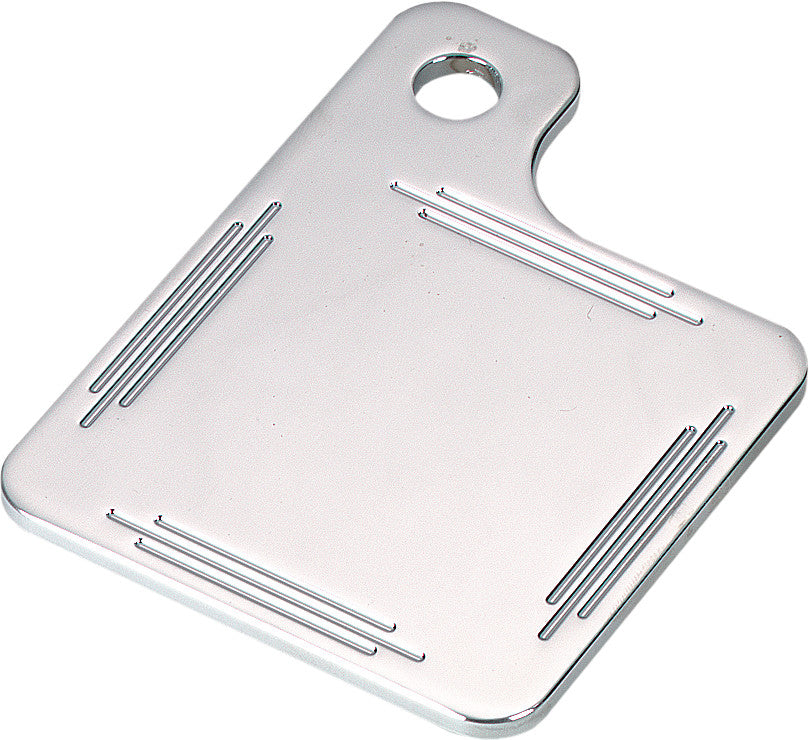 NOVELLOSide Mount Inspection Plate Triple Ball Milled ChromeNIL-INS2