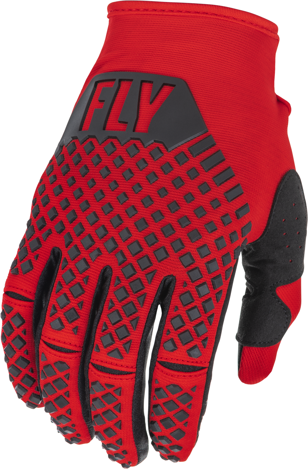 FLY RACING Youth Kinetic Gloves Red/Black Ys 375-413YS