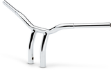 LA CHOPPERS Handlebar - Kage Fighter - One Piece - Bent - 10" - Chrome LA-7338-10