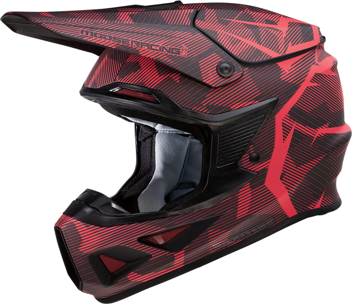 MOOSE RACING FI Helm - Agroid Camo - MIPS® - Rot/Schwarz - XS 0110-7759 